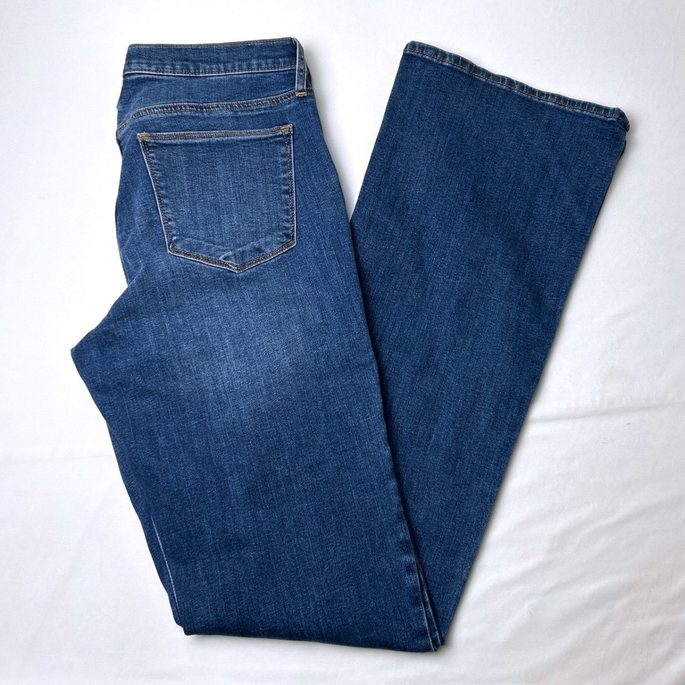 Gap Womens Perfect Boot Mid Rise Stretch Bootcut Jeans Size 14/32T Blue NEW